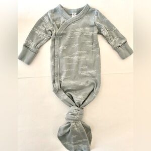 Newborn Colored Organics Kimono Gown